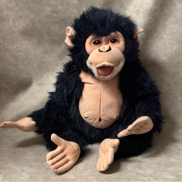 Vintage Discovery Channel Chimpanzee Large Plush Rare Explore Your World - Picture 2 of 9